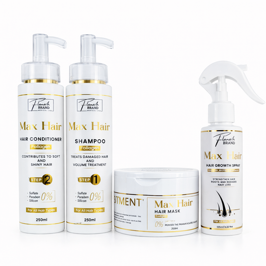 مجموعة ماكس هير كولاجين - روتين إصلاح ولمعان مكثف